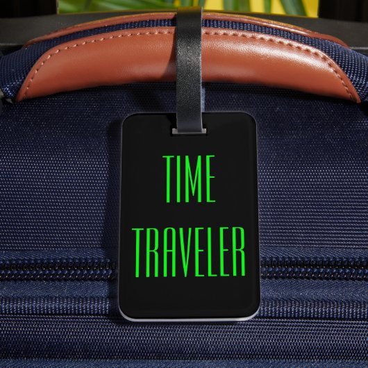 Gepersonaliseerde Tijdreis Bagage Label (Achter Insitu 4)