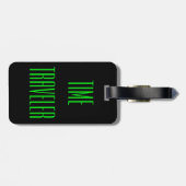 Gepersonaliseerde Tijdreis Bagage Label (Achterkant horizontaal)