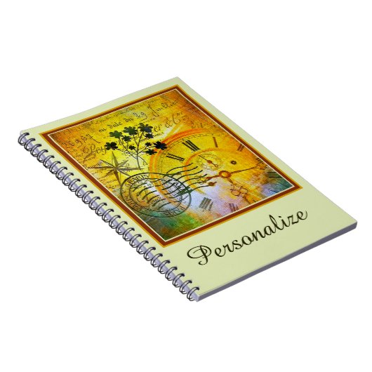 Gepersonaliseerde Tijdreizen Notitieboek (Rechterzijde)