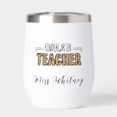 Gepersonaliseerde tijgerprint kleuterleidster (Achterkant)