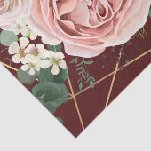 Gepersonaliseerde Tissue Paper Geometric Garden Wi Tissuepapier (Detail)