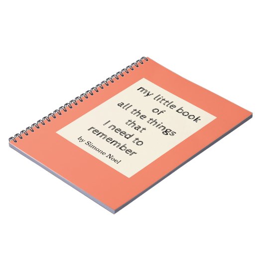 Gepersonaliseerde Titel Naam Grappige Planner Moed Notitieboek (Linkerzijde)