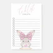 Gepersonaliseerde to-do lijst Sticky Notes - Schat (Voorkant)