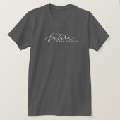 Gepersonaliseerde toekomst mevrouw T-Shirt (Design voorkant)