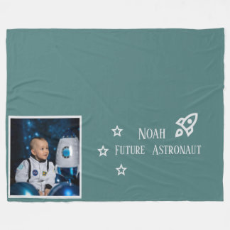 Gepersonaliseerde Toekomstige Astronaut Kinderen Fleece Deken