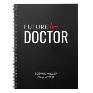 Gepersonaliseerde Toekomstige Dokter Afstuderen Notitieboek