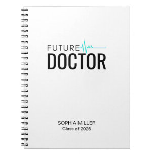 Gepersonaliseerde Toekomstige Dokter Afstuderen Notitieboek