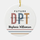 Gepersonaliseerde toekomstige DPT Doctor van de fy Keramisch Ornament (Voorkant)