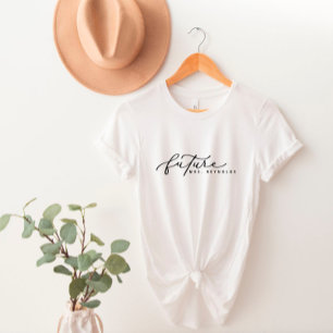 Gepersonaliseerde toekomstige mevrouw t-shirt