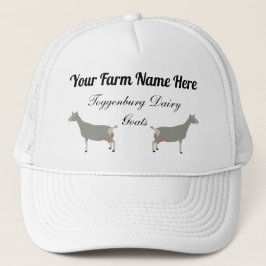 Gepersonaliseerde Toggenburg Dairy Goats Trucker Pet