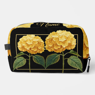 Gepersonaliseerde toilettas - Gele hortensia Toilettasje