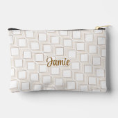 Gepersonaliseerde toilettas met trommelpleinen etui (Achterkant)