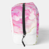Gepersonaliseerde toilettas - Roze hortensia Toilettasje (Rechts)