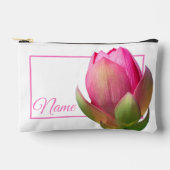 Gepersonaliseerde toilettas - Roze Lotus Etui (Voorkant)