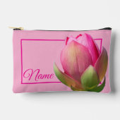Gepersonaliseerde toilettas - Roze Lotus Etui (Voorkant)