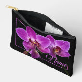 Gepersonaliseerde toilettas - Roze orchidee Etui (Open)