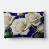 Gepersonaliseerde toilettas - White Rose Etui (Achterkant)