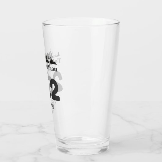 Gepersonaliseerde Tokyo Marathon Finisher, Run Tok Glas (Links)