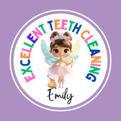 Gepersonaliseerde Tooth Fairy Sticker – Beloning S