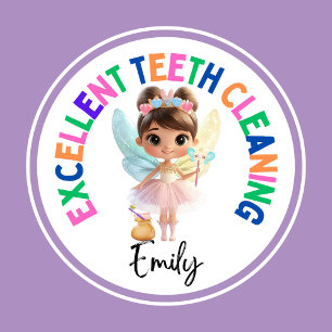 Gepersonaliseerde Tooth Fairy Sticker – Beloning S