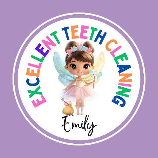 Gepersonaliseerde Tooth Fairy Sticker – Beloning S