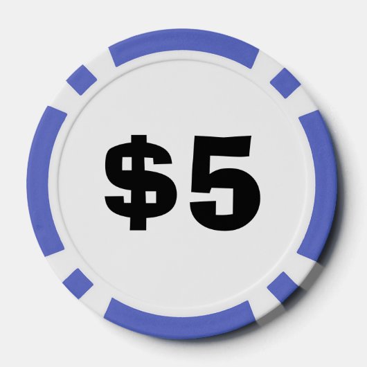 Gepersonaliseerde Top Dog Composiet Poker Chips (Achterkant)