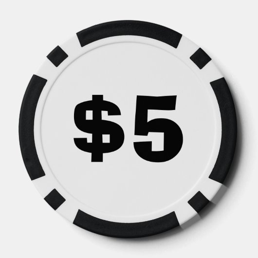 Gepersonaliseerde Top Dog Composiet Poker Chips (Achterkant)