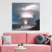 Gepersonaliseerde Tornado Twister Storm Canvas Afdruk (Insitu (Woonkamer))