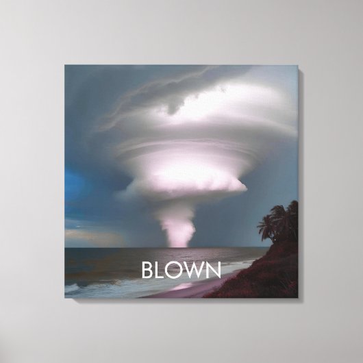 Gepersonaliseerde Tornado Twister Storm Canvas Afdruk (Voorkant)