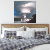 Gepersonaliseerde Tornado Twister Storm Canvas Afdruk (Insitu (Slaapkamer))