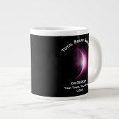 Gepersonaliseerde TOTALE ZONSVERDUISTERING 2024 Re Grote Koffiekop (Voorkant rechts)
