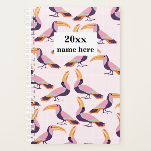 Gepersonaliseerde Toucan Planner (Voorkant)