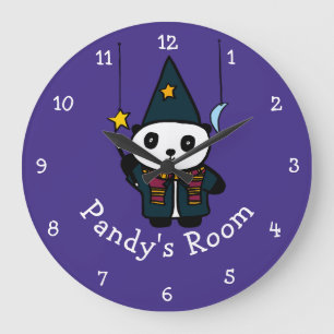 Gepersonaliseerde tovenaar Pandy de Panda Grote Klok