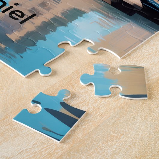 Gepersonaliseerde Tower Bridge-puzzel Legpuzzel (Zijkant)