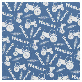 Gepersonaliseerde tractor tarwe boerderij met de n stof