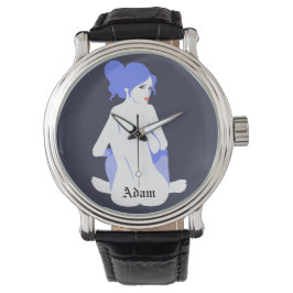 Gepersonaliseerde "Tramp Stamp" Horloge voor Manne