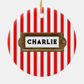 gepersonaliseerde trampolining keramisch ornament (Achterkant)