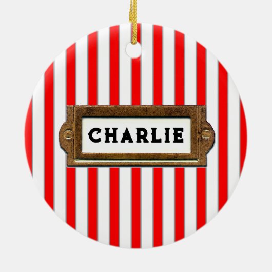 gepersonaliseerde trampolining keramisch ornament (Achterkant)