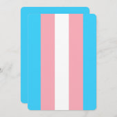 Gepersonaliseerde transgender vlag (Voorkant / Achterkant)