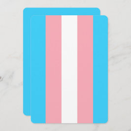 Gepersonaliseerde transgender vlag