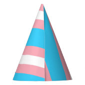 Gepersonaliseerde transgender vlag feesthoedjes (Achterkant)