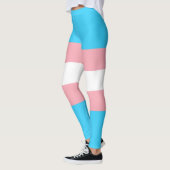 Gepersonaliseerde transgender vlag leggings (Links)