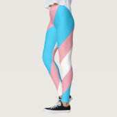 Gepersonaliseerde transgender vlag leggings (Links)