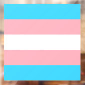 Gepersonaliseerde transgender vlag raamsticker (Vel 2)