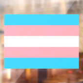Gepersonaliseerde transgender vlag raamsticker (Vel 2)