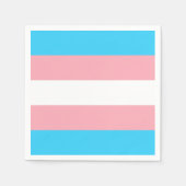 Gepersonaliseerde transgender vlag servet (Voorkant)