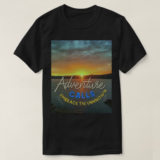 Gepersonaliseerde Travel & Exploration Design T-sh T-shirt (Design voorkant)