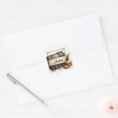 Gepersonaliseerde Treasure Chest Sticker - Aangepa (Envelop)