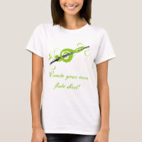 Gepersonaliseerde Treble Clef & Fluit