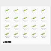 Gepersonaliseerde Treble Clef & Fluit Vierkante Sticker (Vel)